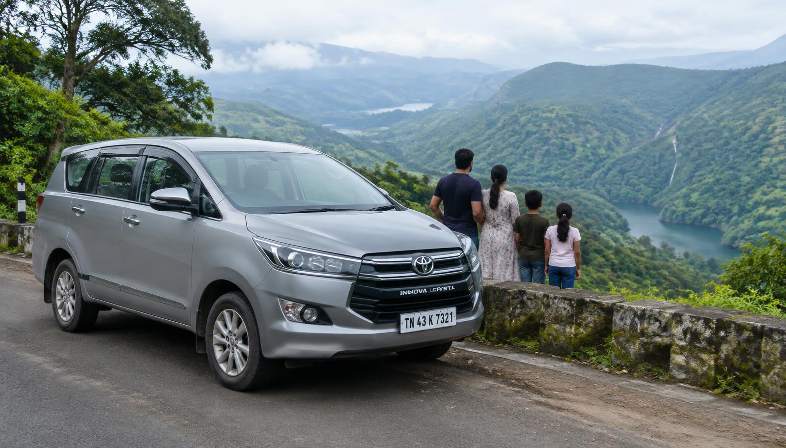 Toyota Innova Crysta for family trips
